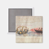Grieks vuur (vellum) magneet (Voorkant / Achterkant)