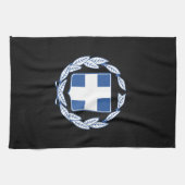 Grieks wapen theedoek (Horizontaal)