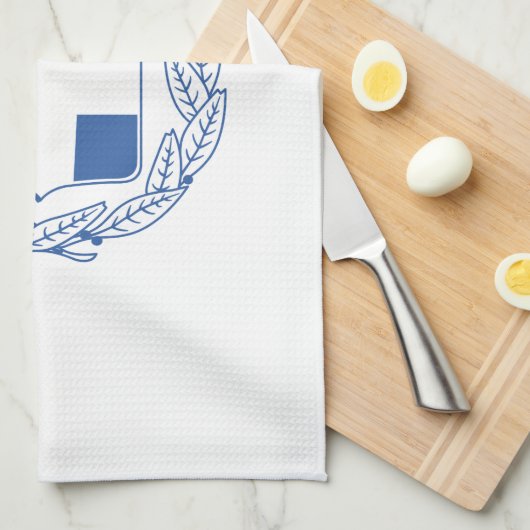 Grieks wapen theedoek (Quarter Fold)