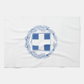 Grieks wapen theedoek (Horizontaal)