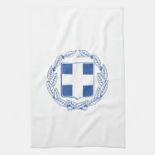 Grieks wapen theedoek (Verticaal)