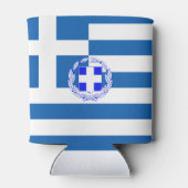 Grieks wapenschild blikjeskoeler (Achterkant)
