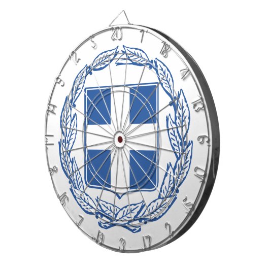Grieks wapenschild dartbord (Voorkant Rechts)