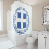 Grieks wapenschild douchegordijn (In situ)