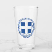 Grieks wapenschild glas (Voorkant)