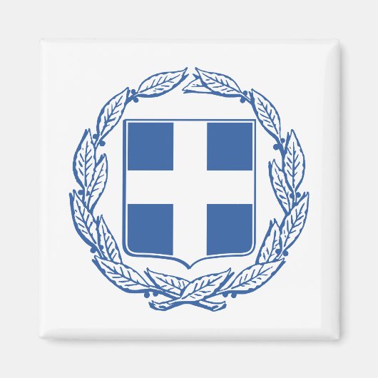 Grieks wapenschild magneet (Voorkant)