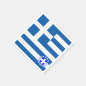 Grieks wapenschild servet (Hoek)