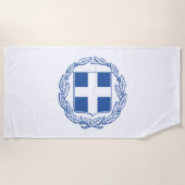 Grieks wapenschild strandlaken (Voorkant)