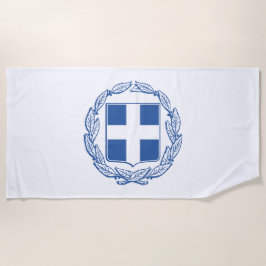 Grieks wapenschild strandlaken