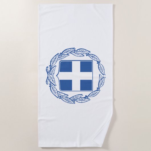 Grieks wapenschild strandlaken (Voorkant)