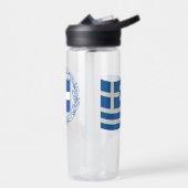 Grieks wapenschild, vlag, Griekenland Waterfles (Links)