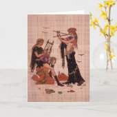 Grieks Wenskaart voor muzikanten Kaart (Gele Bloem)