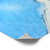 Grieks windmoleninkt en waterverf poster (Hoek)