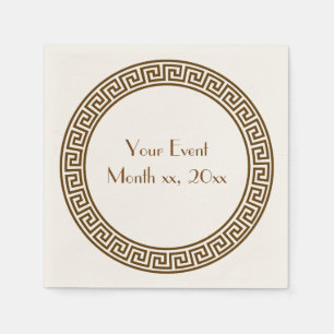 Grieks Zeer belangrijk Ontwerp Napkins Servet