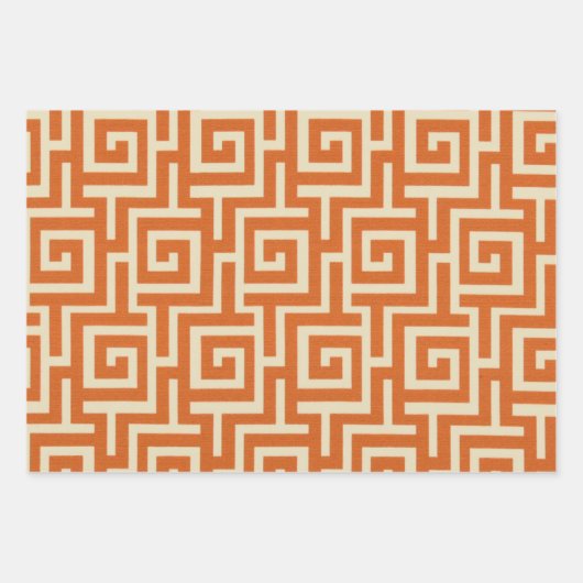 Grieks Zeer belangrijk Sinaasappel Inpakpapier Vel (Voorkant 2)