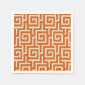 Grieks Zeer belangrijk Sinaasappel Servetten (Voorkant)