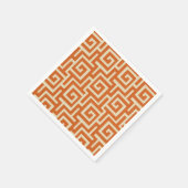 Grieks Zeer belangrijk Sinaasappel Servetten (Hoek)