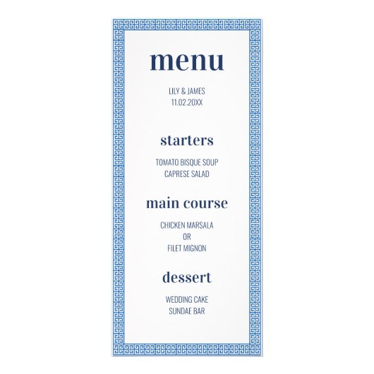 Grieks Zeer belangrijk Weddenschap Reclamekaart (Voorkant)