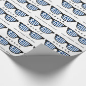 Griekse aangepaste tekst- en kleurcadeaumap voor s cadeaupapier (Hoek)