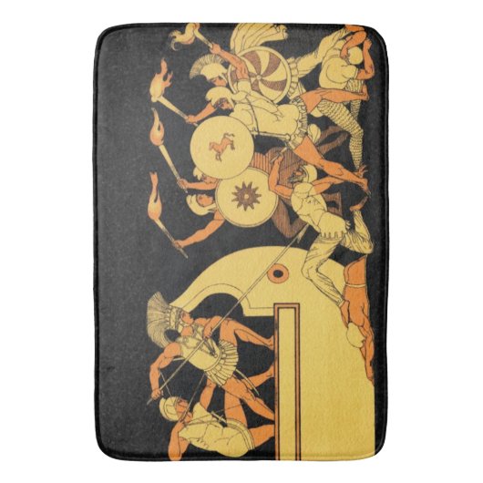 Griekse aankomst badmat (Voorkant Verticaal)