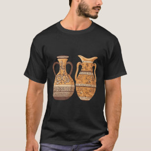 Griekse aardewerk vazen aardewerk keramiek t-shirt
