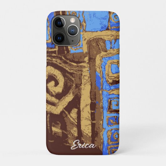 Griekse Abstracte kunst op basis van stamhout Case-Mate iPhone Case (Achterkant)
