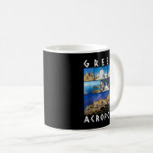 Griekse acropolis beroemde galerijreiziger voor de koffiemok (Voorkant rechts)