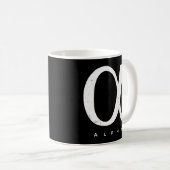 Griekse alfa koffiemok (Voorkant rechts)
