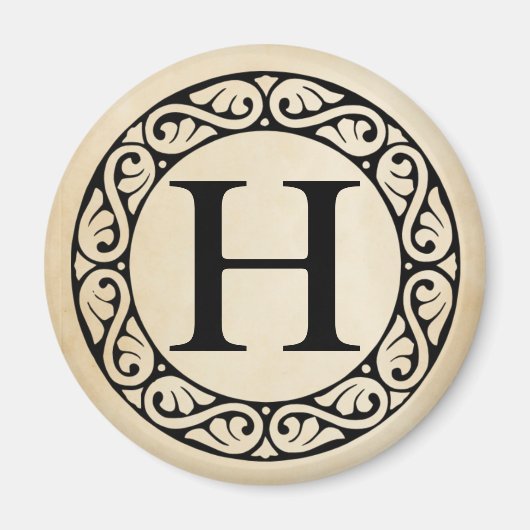 Griekse alfabet Letter Eta Magneet (Voorkant)