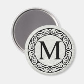 Griekse Alfabet Letter Mu Magneet (Voorkant / Achterkant)