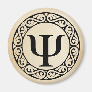 Griekse alfabet Letter Psi Magneet