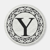 Griekse alfabetbrief Upsilon Magneet (Voorkant)