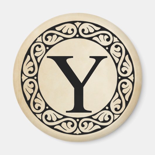 Griekse alfabetbrief Upsilon Magneet (Voorkant)