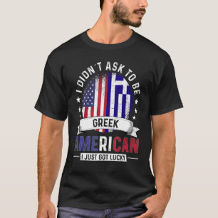 Griekse Amerikaanse landen Vlaggen trots Land Grie T-shirt