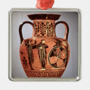 Griekse amphora metalen ornament