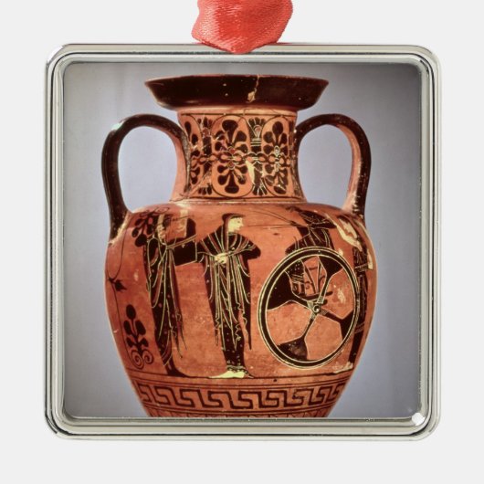 Griekse amphora metalen ornament (Voorkant)