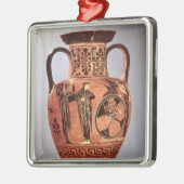 Griekse amphora metalen ornament (Links)