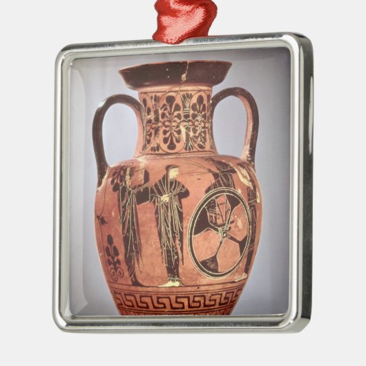 Griekse amphora metalen ornament (Links)