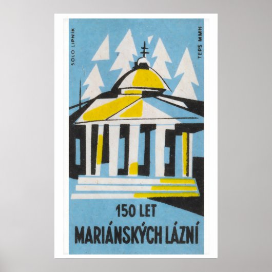 Griekse Architectuur - Matchbox Print - Tsjechisch (Voorkant)
