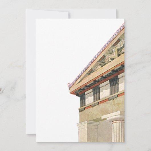 Griekse architectuur, tempel van Athena (Voorkant)