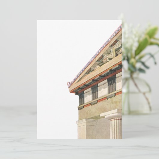 Griekse architectuur, tempel van Athena (Staand voorkant)