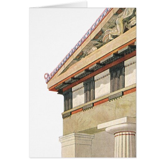 Griekse architectuur, tempel van Athena (Voorkant)