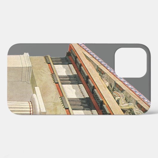  Griekse architectuur, tempel van Athena Case-Mate iPhone Case (Achterkant (horizontaal))