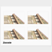  Griekse architectuur, tempel van Athena Rechthoekige Sticker (Vel)