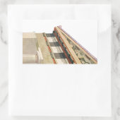  Griekse architectuur, tempel van Athena Rechthoekige Sticker (Tas)