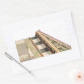  Griekse architectuur, tempel van Athena Rechthoekige Sticker (Envelop)