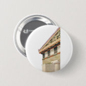  Griekse architectuur, tempel van Athena Ronde Button 5,7 Cm (Voorkant /achterkant)