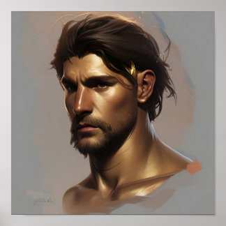 Griekse arrior poster