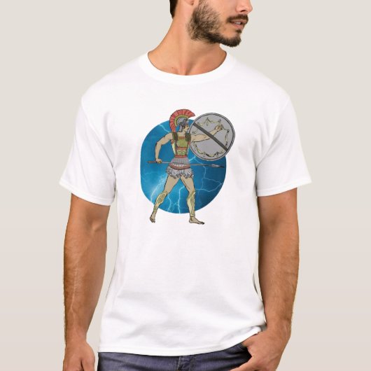 Griekse arrior t-shirt (Voorkant)