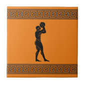 Griekse Athlete Basketball Ceramic Tegel Tegeltje (Voorkant)